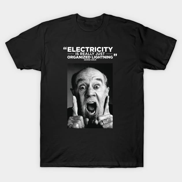 Carlin Electricity T-Shirt by Mozz